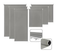 UISEBRT Store extérieur Vertical Pare-Soleil Store occultant pour extérieur, Protection UV, Vonvient au Balcon (140 x 140 cm, Gris)