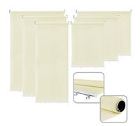 UISEBRT Store extérieur Vertical Pare-Soleil Store occultant pour extérieur, Protection UV, Vonvient au Balcon (140 x 140 cm, Beige)