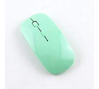 uitheshy Souris sans Fil 2,4 G de Bureau Ultra-Mince Verte