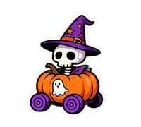 Uitndvyte Autocollants citrouille sur le thème d'Halloween pour voitures, camions - Installation facile - Autocollants de voiture citrouille