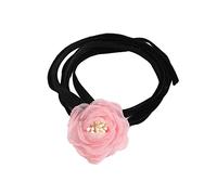 [Uitndvyte] Collier ras du cou élégant à grande fleur tendance avec nœud long pour femme