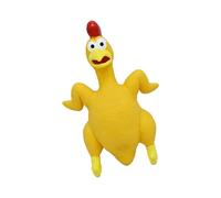 Uitndvyte Jouet pour Chien en Forme de Poulet pour Races, Yellow | Jouet ludique pour chien en forme de poulet à pois avec couineur, amusant à mâcher pour le divertissement des