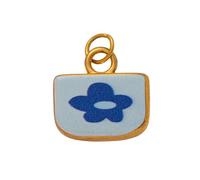 Uitndvyte Pendentif ovale unique avec motifs floraux détaillés - Composant de bijoux pour créations - Design moderne et traditionnel, One Size, Comme décrit, Comme décrit.