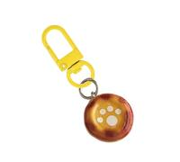 Uitndvyte Porte-tartelettes miniatures réalistes en résine légère et facile à utiliser, parfait pour un usage quotidien, porte-clés portugais réaliste, E, taille unique