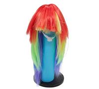 Uitndvyte Postiche unique fabriquée à la main pour animal de compagnie, tissu doux et sûr, décoration de fête, accessoires photo, perruques pour animaux de compagnie