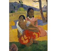 Uiujiij Bricolage Peinture À L'Huile Peinture Par Numéro Kits Paul Gauguin Célèbre Peinture Quand Allez-Vous Vous Marier Kit De Peinture Acrylique Pour Adultes Débutant