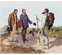 Uiujiij Bricolage Peinture Numérique Par Numéro Pour Adulte Gustave Courbet Célèbre Peinture La Rencontre Arts Craft Pour La Décoration Murale À La Maison