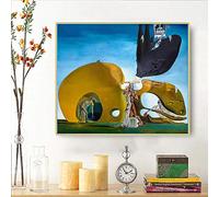 Uiujiij Peinture Bricolage Pour Adultes Salvador Dali 《Naissance De Désirs Liquides》 Kit De Peinture Par Numéro Sur Toile Pour Débutants