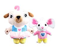 uiuoutoy Chip And Potato Jouet en peluche doux pour enfants (chien et souris)