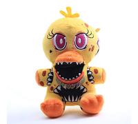 uiuoutoy FNAF Peluche Five Nights At Freddy's Pelhies Toys Circus Baby Funtime Foxy Golden Freddy Bear Poupée douce cadeau pour enfants (Chica (The Twisted Ones) 20,3 cm