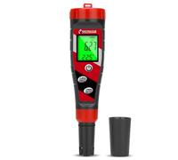 UIUZMAR pH-mètre numérique pH TDS EC mètre pour solution nutritive hydroponique pH et EC mètre avec écran LCD TDS testeur d'eau pH PPM mètre pour installation DWC tente de culture aéroponique culture