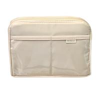 UIVXXUD Kawaii - Trousse Esthétique Grande Capacité Toile Pochette, Beige, 8.7 x 6.3 x 2.4 inches, Tous Les Jours