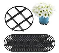 UIYIHIF 20 Pièces Support de Drainage de Soucoupe de Plante d'ascenseur de Pot de Niveau de Plante, Tampon de Maille Réutilisable de Drainage de Pot de Fleur de Prévention, Joint de Fond