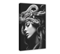 UIYTYBGAG Poster sur toile de la mythologie grecque de Méduse - Décoration de chambre à coucher - 50 x 75 cm