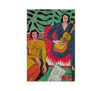 UIYTYBGAG Poster sur toile Henri Matisse The Music - Décoration de chambre à coucher - 60 x 90 cm