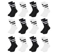 Uizuooy Chaussettes Enfants Garçons Filles Chaussettes de sport Football Coton Unisexe Chaussettes colorées Chaussettes de compression Enfants Respirantes Chaussettes de Tennis 12 paires 2888-31_34