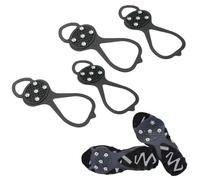 UJBVCX 2 Paires Crampon Chaussures Neige, Crampons Antidérapants pour Randonnée Pêche Activités Extérieures
