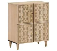 UJCHVHN Armoire latérale 60 x 33 x 75 cm en bois de manguier massif, armoires et rangement, buffets et buffets