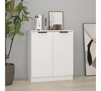 UJCHVHN Buffet blanc 60 x 30 x 70 cm en bois d'ingénierie, armoires et rangement, buffets et buffets