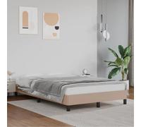 UJCHVHN Cadre de lit sans matelas Cappuccino 120x190 cm petit lit double simili cuir