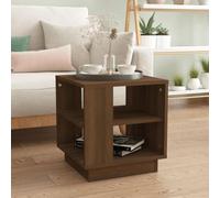 UJCHVHN Table basse en chêne marron, 40 x 40 x 43 cm, tables d'appoint en bois d'ingénierie