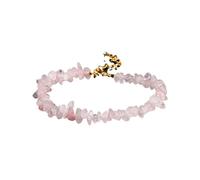 UJEDFHV bracelet de perles Bracelet porte-bonheur en pierre naturelle for femmes, bijou ajustable, bracelet à puces, de perles yoga(Pink)