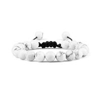 UJEDFHV bracelet de perles Bracelet tendance en perles de pierre naturelle 8 mm for femmes et hommes, réglable, bijoux couple for le yoga(Color-05)