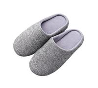 UJEDFHV Claquette Hommes Hommes pantoufles maison doux coton pantoufle automne hiver intérieur lumière sol chaussures femmes Silence diapositives chambre(Gray,44-45(fit43-44))