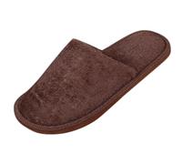 UJEDFHV Claquette Hommes Pantoufles de maison en coton chaud for hommes, pantoufles sol souples, d'intérieur chaudes peluche for, chaussures à fond souple(Coffee,44)