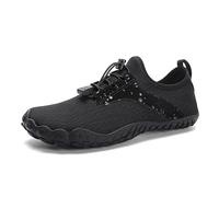 UJEDFHV des Chaussures pour La Mer Chaussures d'eau Unisexes À Séchage Rapide for La Plage Et L'été, Chaussures De Pataugeoire Légères Et Durables(Black,44)