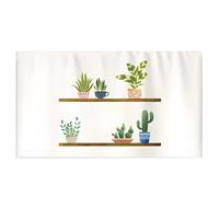 UJEDFHV Housse Tv Dustproof TV Cover With Potted Plant And Cactus Design, Fits 24", 43", 55" TVs, 1pc Per Pac(70inch)