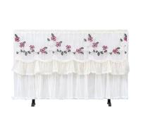 UJEDFHV Housse Tv Lace LCD TV Dust Cover 42 Inches Curved Surface 55 Don't Take It Off Television(Style 02,60 * 210cm)