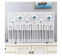 UJEDFHV Housse Tv Lace TV Dust Cover Desktop Wall Mounted LCD Turn On The Simple Hanging For Household Use Without Removing It(Color15,150 x Height 90cm)