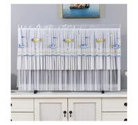UJEDFHV Housse Tv TV Dust Cover Can Be Turned on Without Remove The Hanging Desktop Thin LCD Protective with Lace Simple(Color 15,168x100cm)