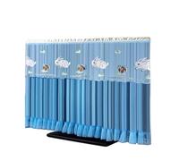 UJEDFHV Housse Tv TV Dust Cover Do Not Remove The Dust-proof Cloth From The When Starting Up Curved Desktop Hanging(Color-04,145 x height80cm)