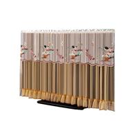 UJEDFHV Housse Tv TV Dust Cover Do Not Remove The Dust-proof Cloth From The When Starting Up Curved Desktop Hanging(Style010,95 x height55cm)