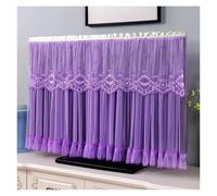 UJEDFHV Housse Tv TV Dust Cover Do Not Remove The Dust-proof Cloth From The When Starting Up Curved Desktop Hanging(Color-01,115 x height70cm)