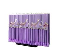 UJEDFHV Housse Tv TV Dust Cover Do Not Remove The Dust-proof Cloth From The When Starting Up Curved Desktop Hanging(Color-03,105 x height60cm)