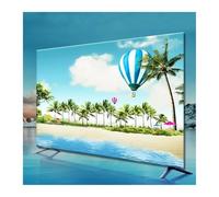 UJEDFHV Housse Tv Universal TV Cover Protective Household Dust Cloth Machine Washable Soft And Silky Decoration 32-75 Inch(Color-17,65 Inch)