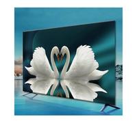 UJEDFHV Housse Tv Universal TV Cover Protective Household Dust Cloth Machine Washable Soft And Silky Decoration 32-75 Inch(10,65 Inch)