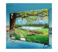 UJEDFHV Housse Tv Universal TV Cover Protective Household Dust Cloth Machine Washable Soft And Silky Decoration 32-75 Inch(Color-06,37-39 Inch)