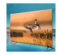 UJEDFHV Housse Tv Universal TV Cover Protective Household Dust Cloth Machine Washable Soft And Silky Decoration 32-75 Inch(Color-16,49-52 Inch)