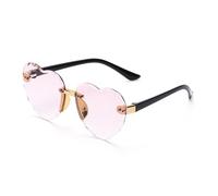UJEDFHV Lunettes de soleil de cœur Lunettes de soleil Ocean Lenses plein air Protection for enfants en forme cœur for pour fête de mariage(Color06)