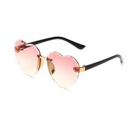 UJEDFHV Lunettes de soleil de cœur Lunettes de soleil Ocean Lenses plein air Protection for enfants en forme cœur for pour fête de mariage(Color-09)