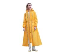 UJEDFHV Poncho Pluie Imperméable Imperméable Adulte Femme Homme Et Simple Long Corps Complet Nouveau Cyclisme Poncho Anti-émeute Manteau De Pluie(Calendula Yellow,M)