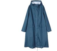 UJEDFHV Poncho Pluie Imperméable Imperméable long for femme et homme, imperméable, coupe-vent, à capuche, léger, poncho, veste, cape(Sea blue,L)
