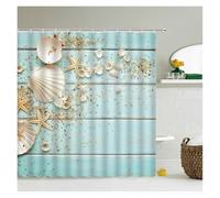 UJEDFHV Rideau Douche Beach Sea Palm Trees Shower Curtains Scenery Waterproof 3D Bathroom with Hooks Home Decoration Washable Bath Screen(Color 25,W120xH180cm)