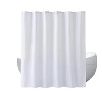 UJEDFHV Rideau Douche White Pattern Polyester Material Shower Curtain Waterproof Cloth Bathroom Partition Water-Blocking Decorative(W240xH180cm)