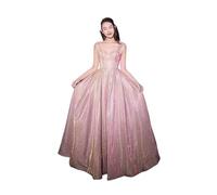 UJEDFHV Robes de soirée Tenue de Performance chœur d'hôte à Bretelles Longues en V for Anniversaire Femme pour Partie(Color 1,XL)
