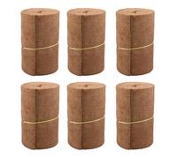 UJEDFHV Rouleau de Doublure Coco Rouleau de 6 Tapis Protection for Pots Fleurs (0,5 m x 1 m) en cocotier, idéal for Les suspensions murales et paniers Jardin